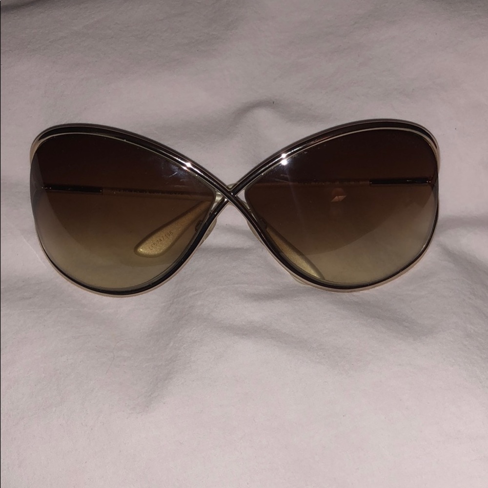 TOM FORD SUNGLASSES W CASE!!! HARDLY WORN!!!!